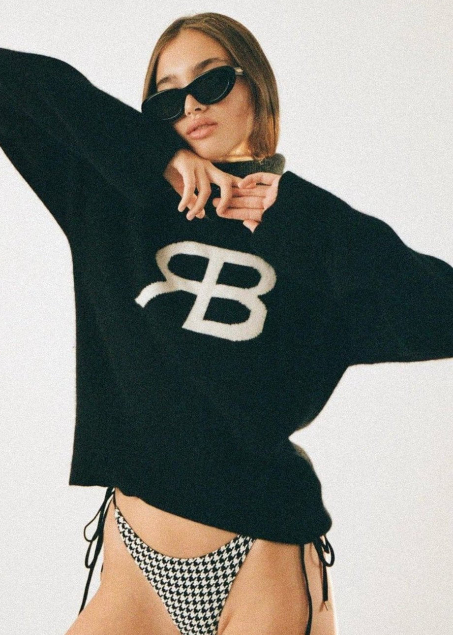 MONOGRAM CASHMERE TURTLENECK