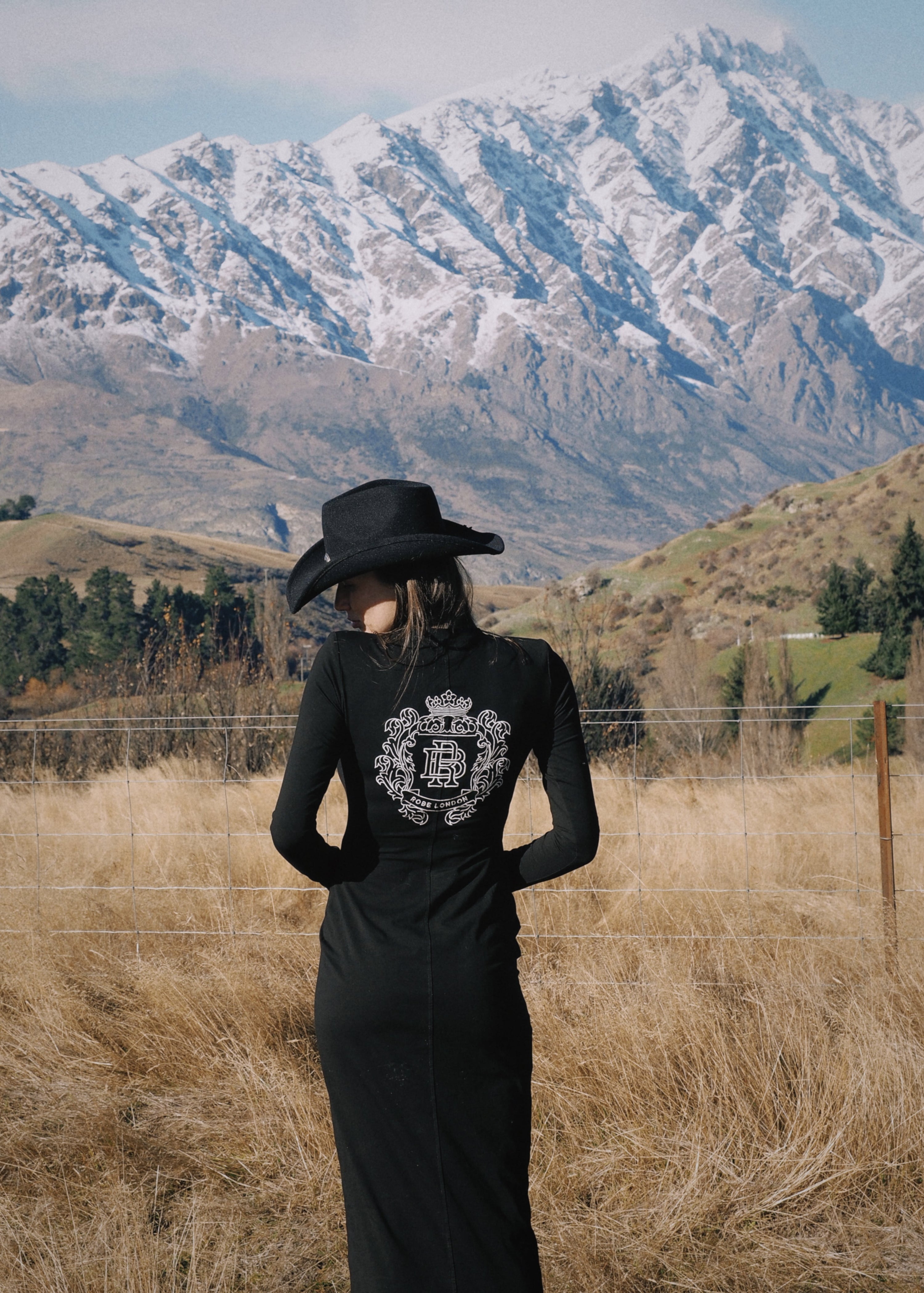 COTTON MONOGRAM MAXI